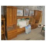 Cabinets, Entertainment Center, Framed Art,