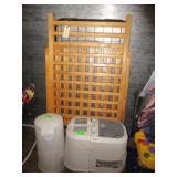 Air Conditioner, Diaper Disposal, Crib