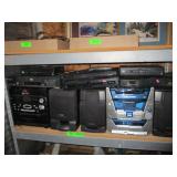 Stereos with Speakers, DVD Player, Cable Boxes