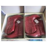 2) Pairs of Cowgirl Boots