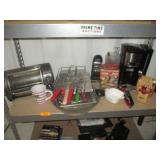 Toaster Oven, Electric Can Opener, Knives