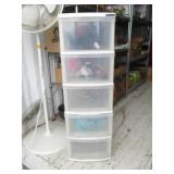 Plastic Drawers With Contents