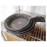 4) Cast Iron Skillets