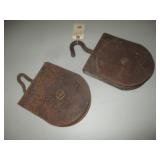 2) Vintage Pulleys