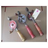 3) Old Hand Drills (USA Made)