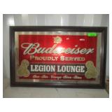 Budweiser Mirror Sign
