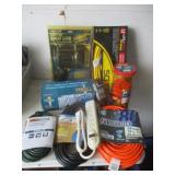 Extension Cords, Power Strip, Flashlight