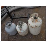 3) Propane Tanks