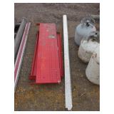 Red Shelves and 2) Diamond Plate Pieces