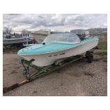 1960 Bell Boy Boat W/ Trailer