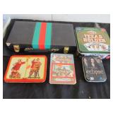 Card Games, Coca Cola Tin And Cards