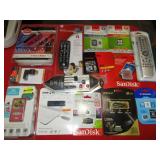 SD Cards, Universal Remotes, MP3 Player, Earbuds