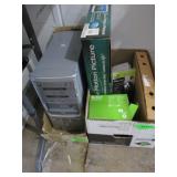 External Hard Drive, Computer Tower, Keyboard