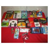 Charging Cables, Mini SD Cards, Earbuds