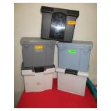 File Boxes, Office Items, Clipboard, Paper
