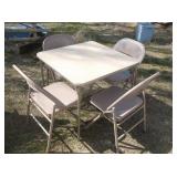 Card Table and 4 ) Chairs