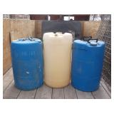 3) Plastic Barrels