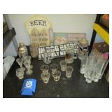Beer Wall Decor, Stein, Mugs, Shot Glasses