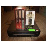 VHS Player, Star Wars and Kennedy VHS Tapes