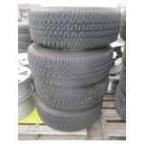 4) Michelin Lt245/75R16 Tires