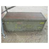 Metal Army Box with Contents