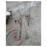 Vintage Metal Plows, Branding Iron