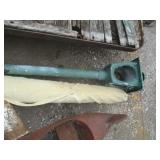 Green Metal Lamp Post, Umbrella