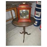 Seth Thomas Mantle Clock and Vintage End Table