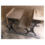Antique School Desks