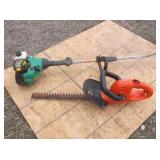 Weed Eater and Hedge Trimmer