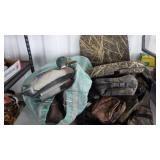 Duck Decoy, Camo Chair Cushion, Bags