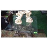 Baby Figures, Glass Top Table