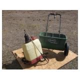 Lawn Spreader and Backpack Sprayer