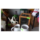 Home Decor, Hershey Tin, Wagon, Ceramic Vases