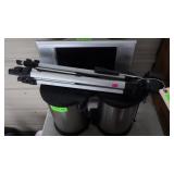Vizio TV, 2 Trash Cans, Camera Tripod