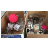 Glassware, Metal Cocktail Shaker, Books