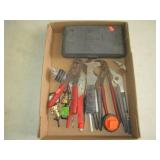 Pliers, Screwdriver with Bits and Sockets