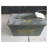 Metal Box with Ammunition