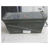 Metal Box with Ammunition