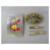 Belt Buckles, Money Clips