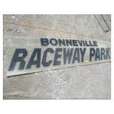 Original Plastic Bonneville Raceway Park Sign