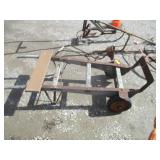 Old Metal / Wood Railroad Dolly