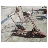 Vintage Yard Art, Old Ski Lift Chair, Scooter