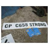 3) U.P Railroad Signs