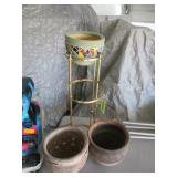 Planter Pots, Stand