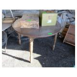 Table, Wooden Cashbox, Metal Box