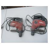 2) Hilti Corded Rotary Hammer Drills