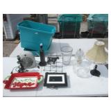 Lamps, Portable Heater, Crystal Bowl, Photo