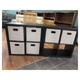 Cube Organizer Shelves with Cloth Baskets