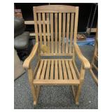 Teak Wood Rocking Chair